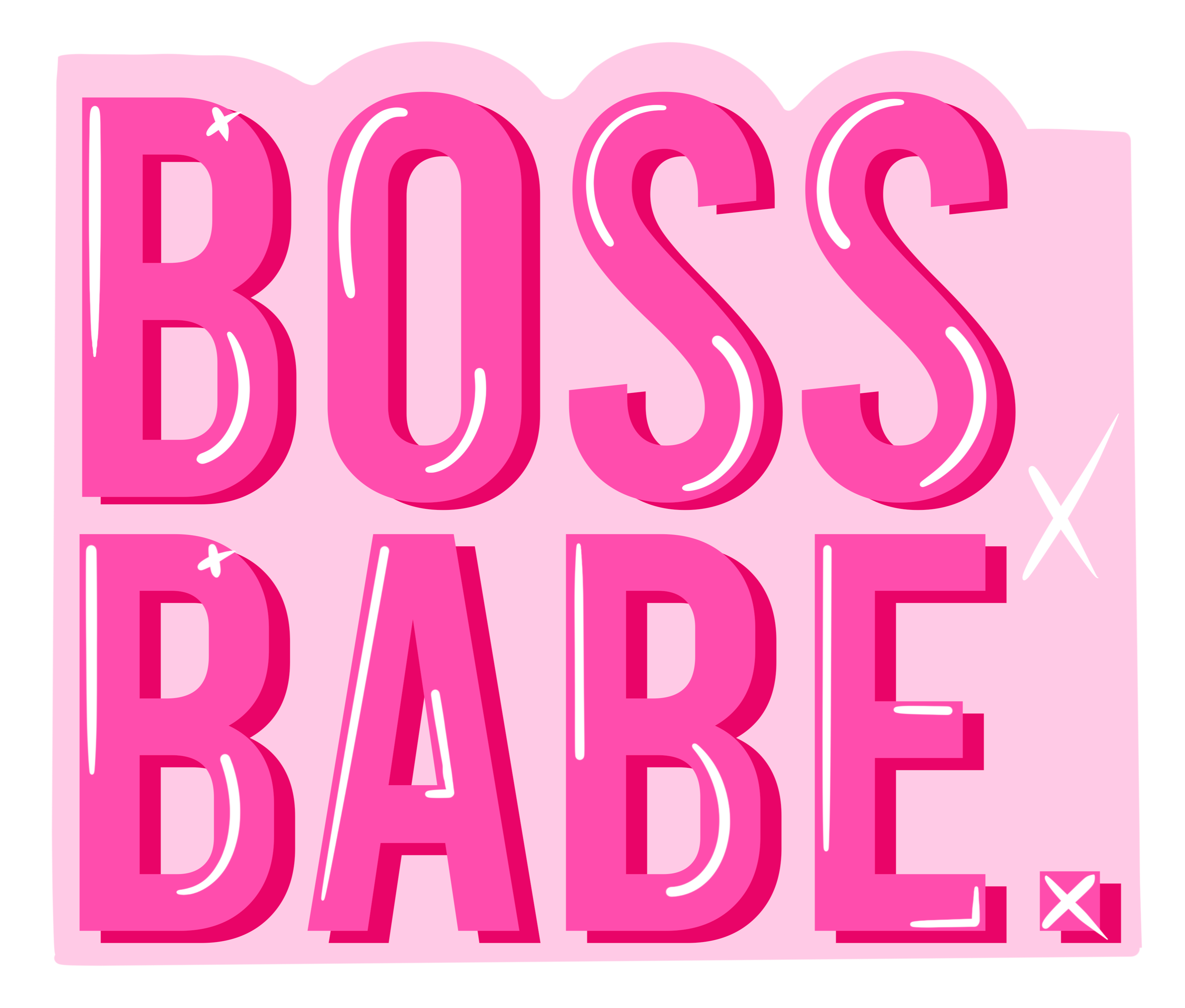 Boss Bitch Sticker, Howrad Studios