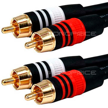 confiar Bajar brillante Monoprice Prem 2 RCA Plug - Cable de audio - Zococity.es