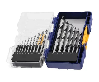 IRWIN HSS PRO DRILL BIT SET, 15 PIECE