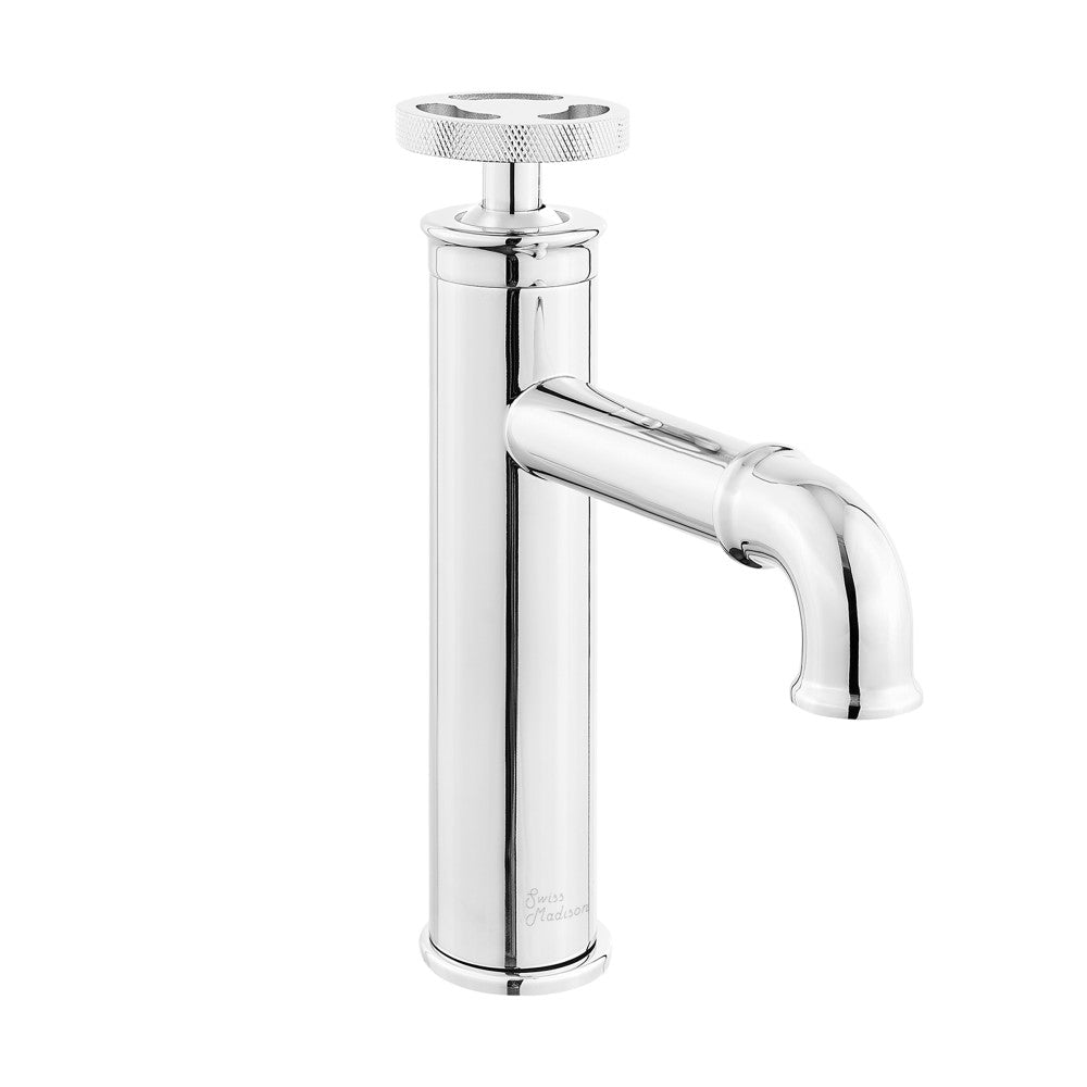 Swiss Madison Avallon Single Hole, Single-Handle Wheel, Bathroom Faucet in Chrome