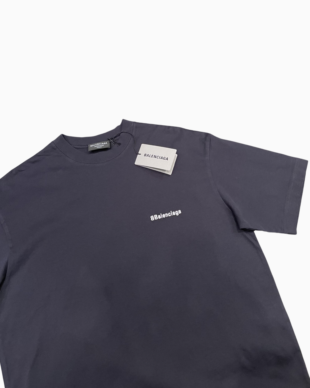 Balenciaga BB TShirt Light Blue interlocking logo tee cotton Size S  eBay