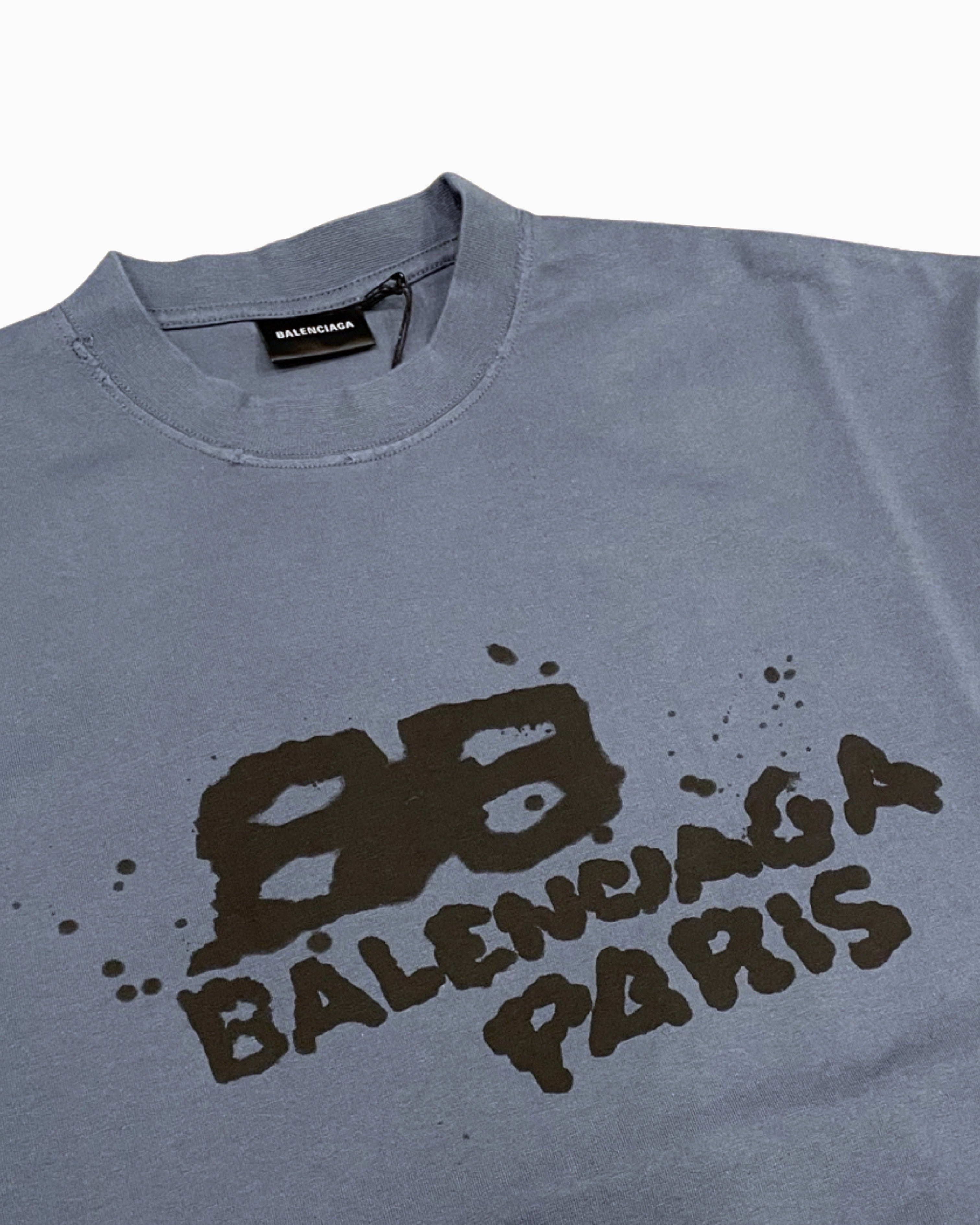Balenciaga bb Logo Print Tshirt  ModeSens  Print t shirt T shirt Bb  logo