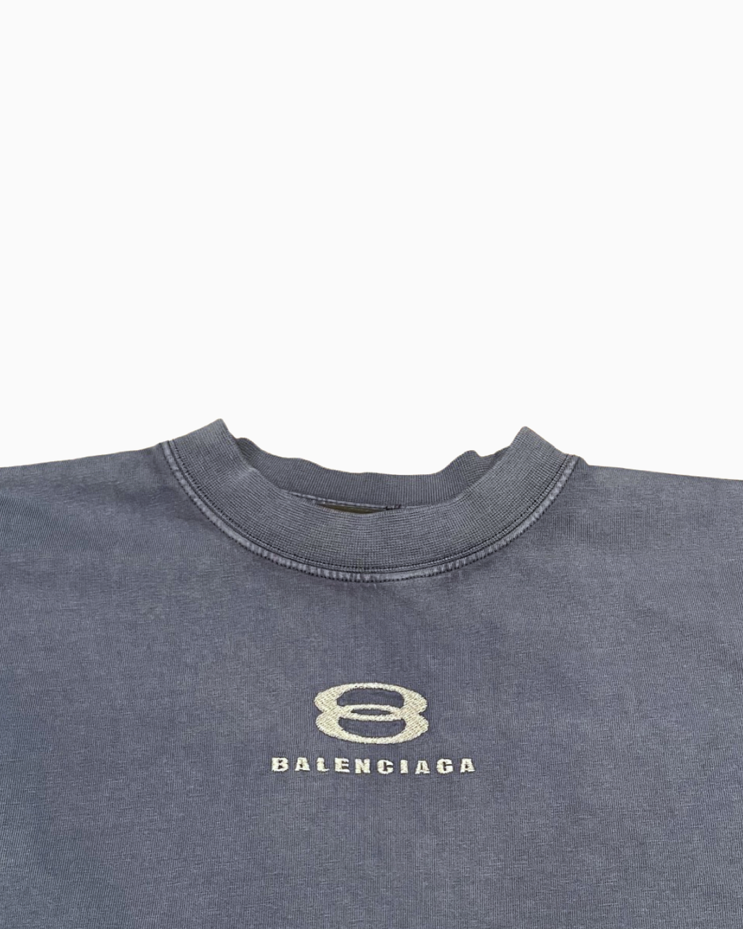 Balenciaga Kids chest logoprint Tshirt white  MODES