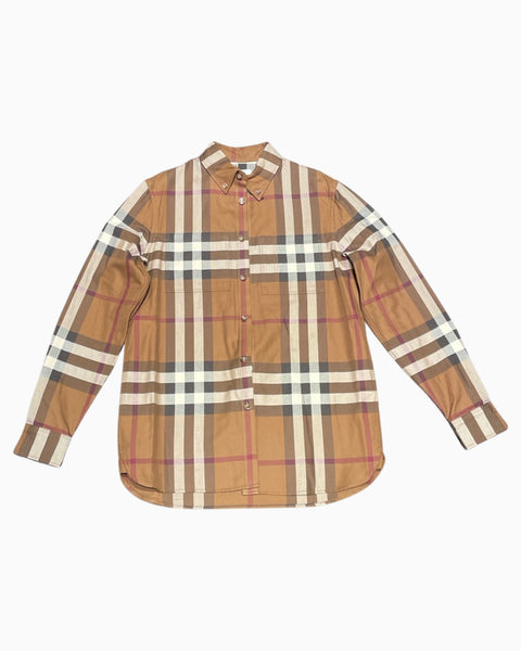 Burberry Thick Cotton Flannel Check Shirt – FUTURO