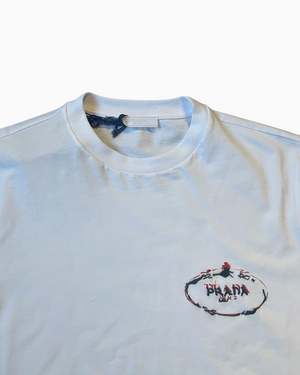 Prada Embroidered Chest Logo T-shirt – FUTURO