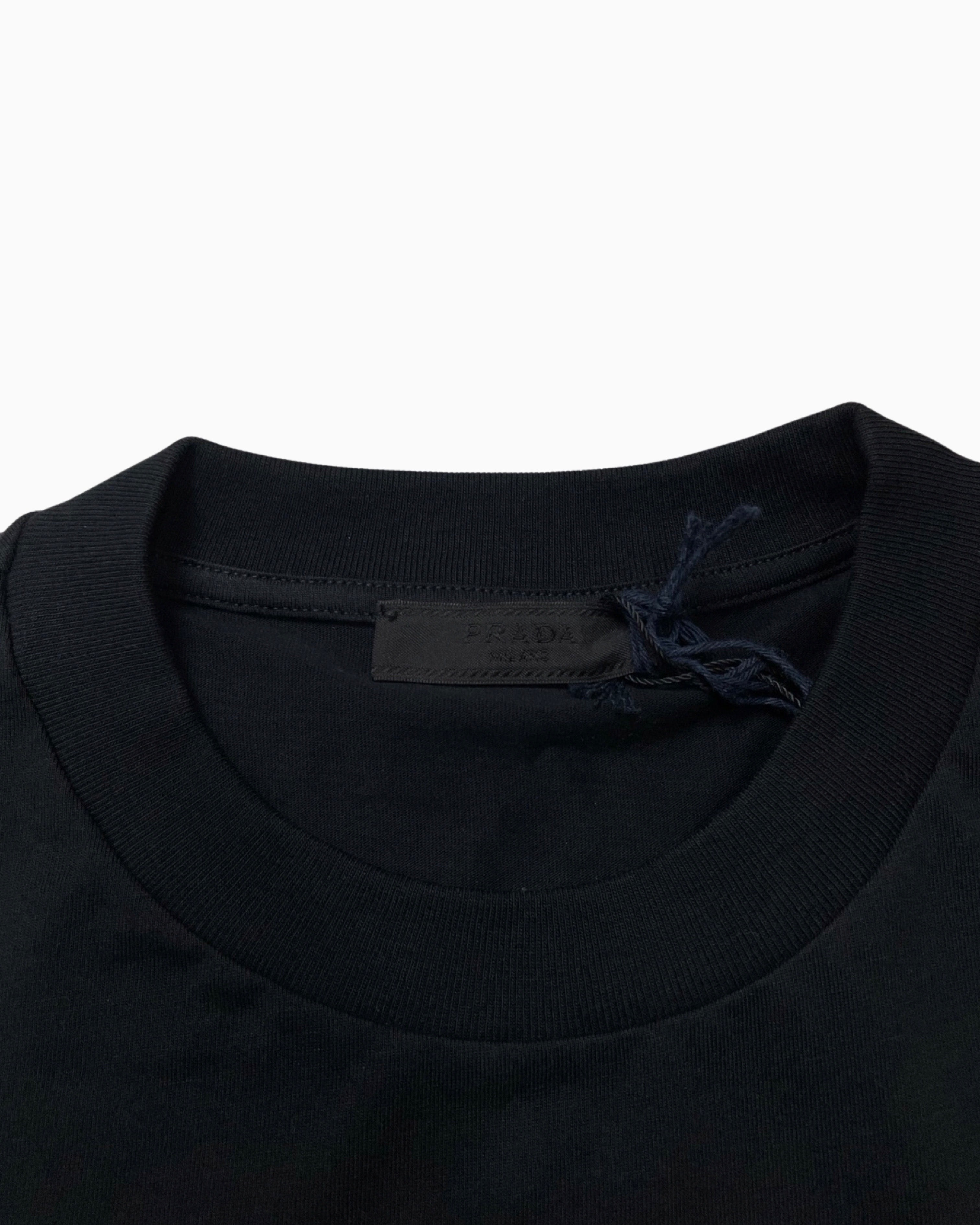 Prada Embroidered Chest Logo T-shirt – FUTURO