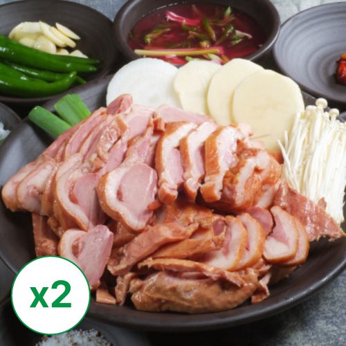 Product image for [주원] 훈제오리 반마리 슬라이스 566g x 2팩 (묶음)_타임딜