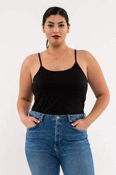 Black Solid Cami (Plus Exclusive!)