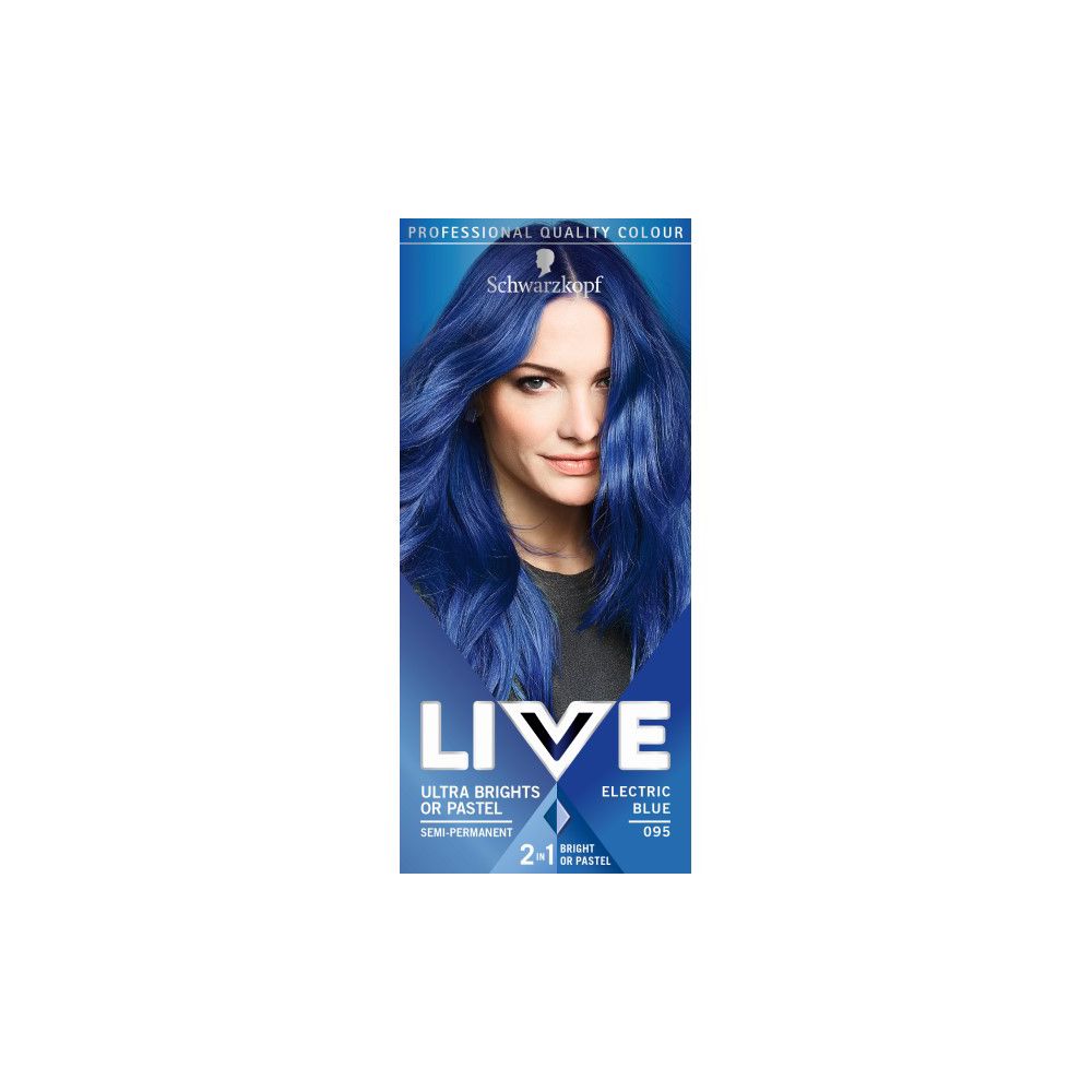 Live Electric Blue 095 Semi Permanent Hair Dye Brandlistryng