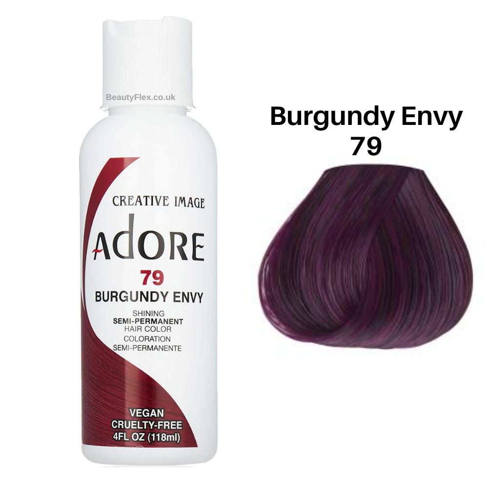 Adore SemiPermanent Hair Color 4 Fl Oz By Creative Image 1 Pc  Waba Hair  and Beauty Supply