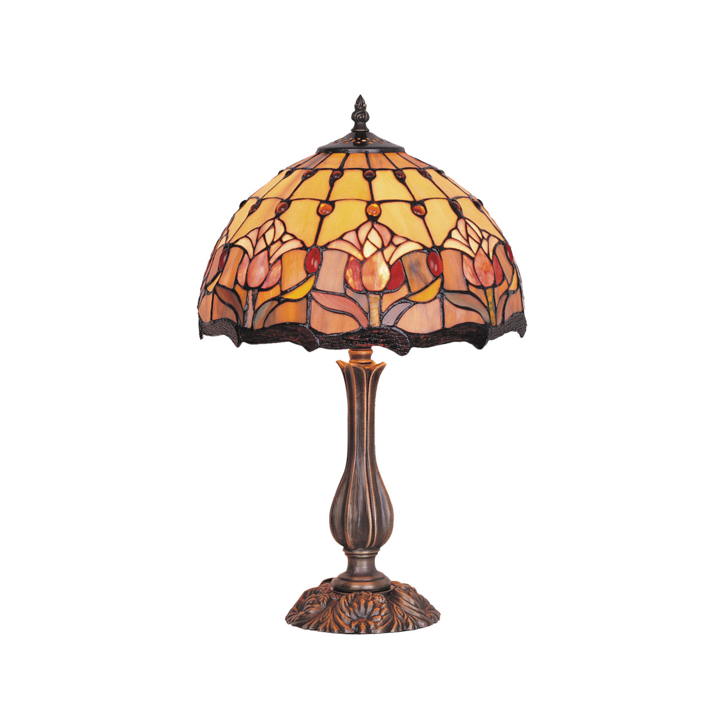 tulip tiffany table lamp