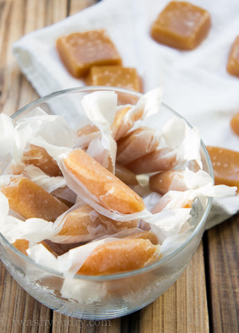 Honey salted Caramels