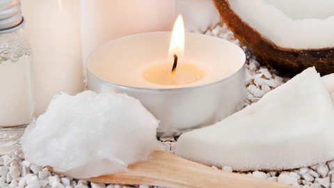 coconut oil candle