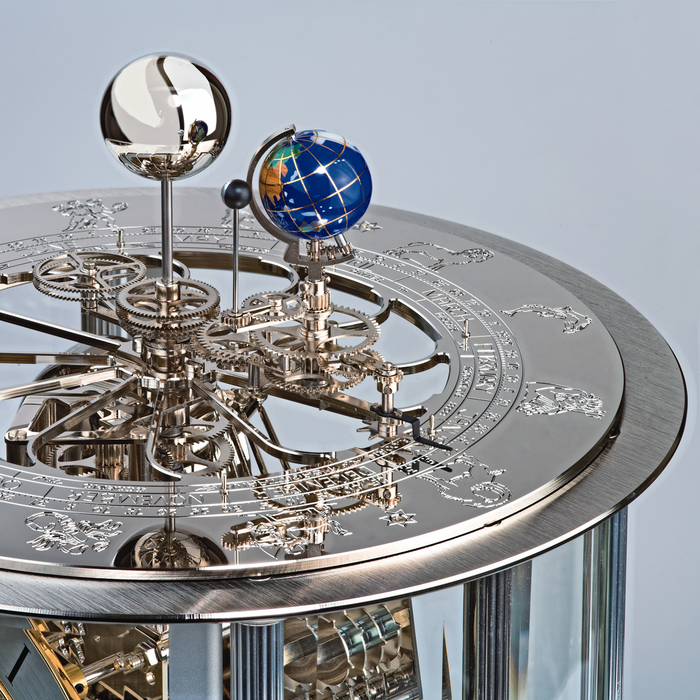 Hermle Tellurium II Mechanical Luxury Mantel Clock - Made in Germany ...