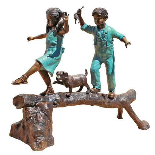 Design Toscano Fishing Family Cast Bronze Garden Statue