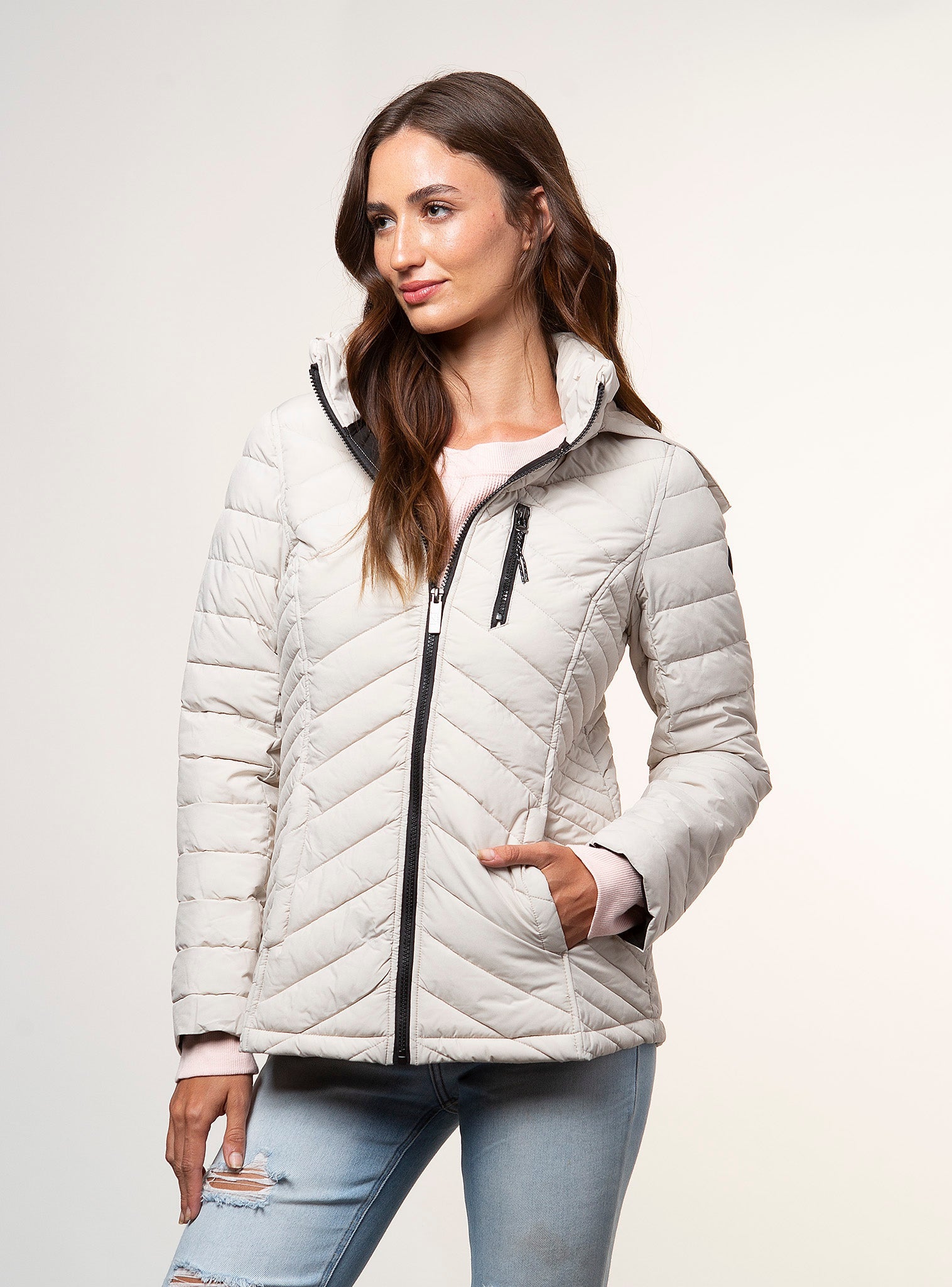 Parka Manga Larga Acolchada Mujer Nautica