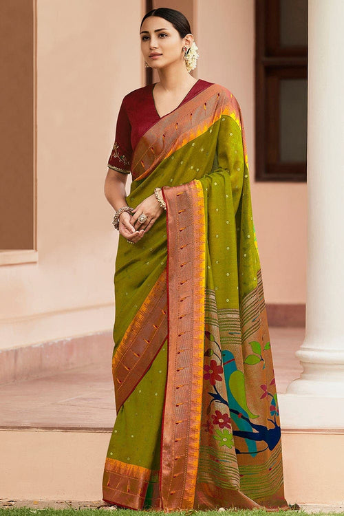 Marathi Wedding Paithani Saree Buy Online At Lowest Price