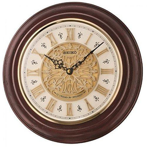 Seiko Clock - Buy Seiko Pendulum Clock (71.5 cm x 30 cm x 11.2 cm, Brown,  QXH107BN)