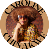 Circular image of creative director Caroline Chinakwe