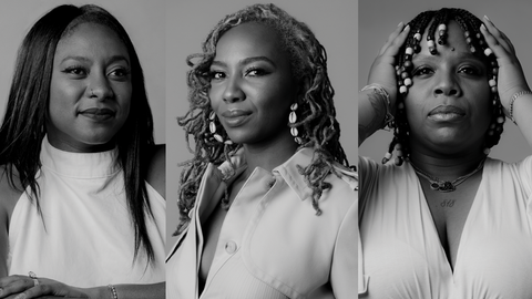 Founders of the Black Lives Matter movement: Ayọ (fka Opal) Tometi, Alicia Garza, and Patrisse Cullors. 
