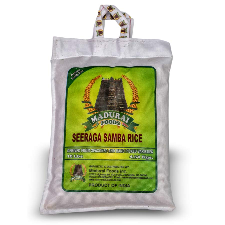 eqiuvalence of seeraga samba rice in usa