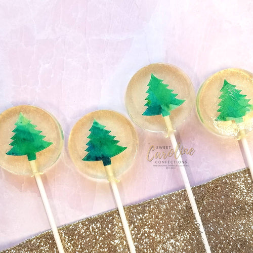 Frosted Santa Face Lollipops by Melville Candy Company