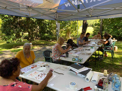 Workshop Ink Making Natural Ink Anne Harris Cooktown Botanic Gardens