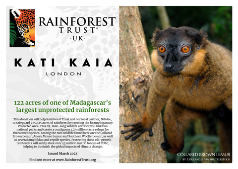 Rainforest Trust Certificate 