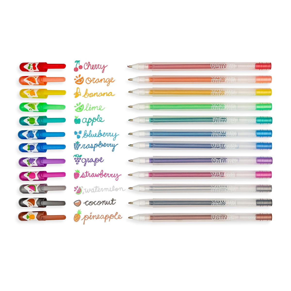 Cuddle Doodlers Fruity Scented Erasable Color Pencils from OOLY