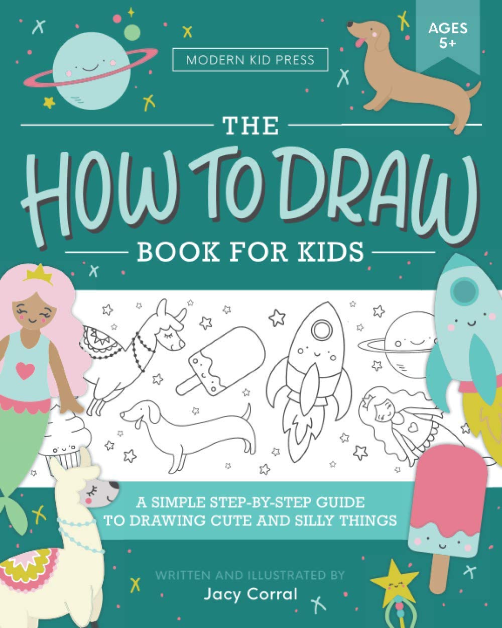 Modern Flowers: How to Draw Books for Kids (How to Draw For Kids