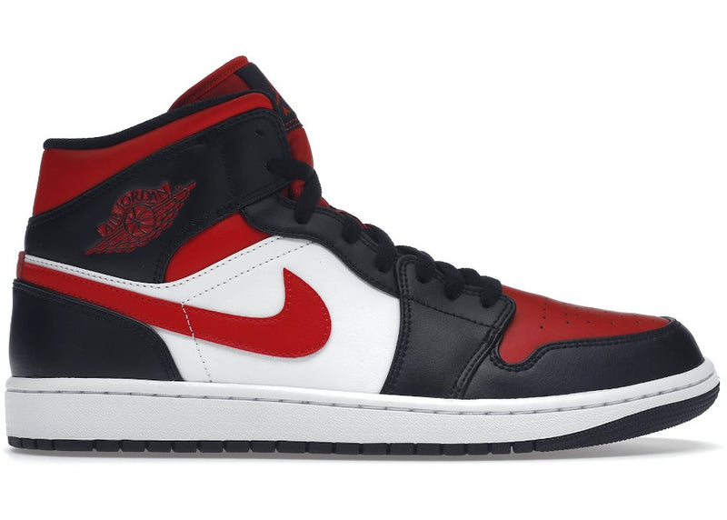 Jordan 1 Mid White Black Red – Solestepping