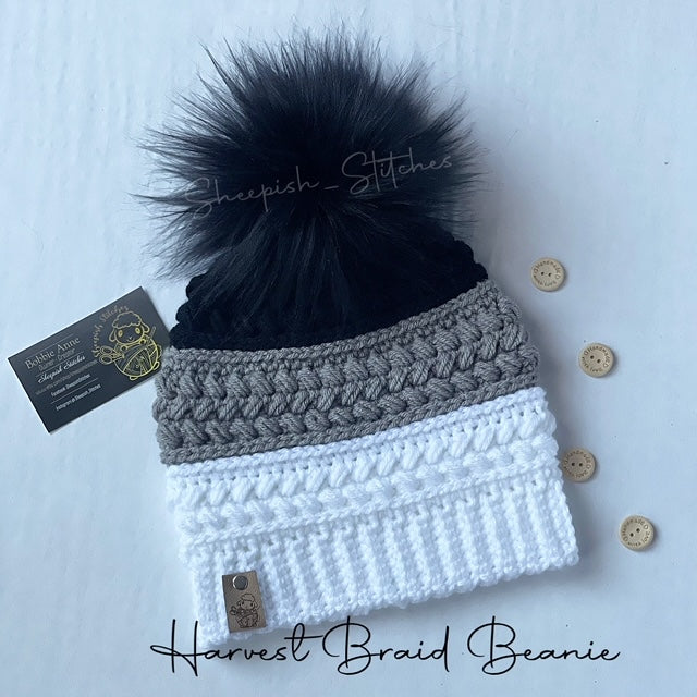 harvest braid beanie pattern