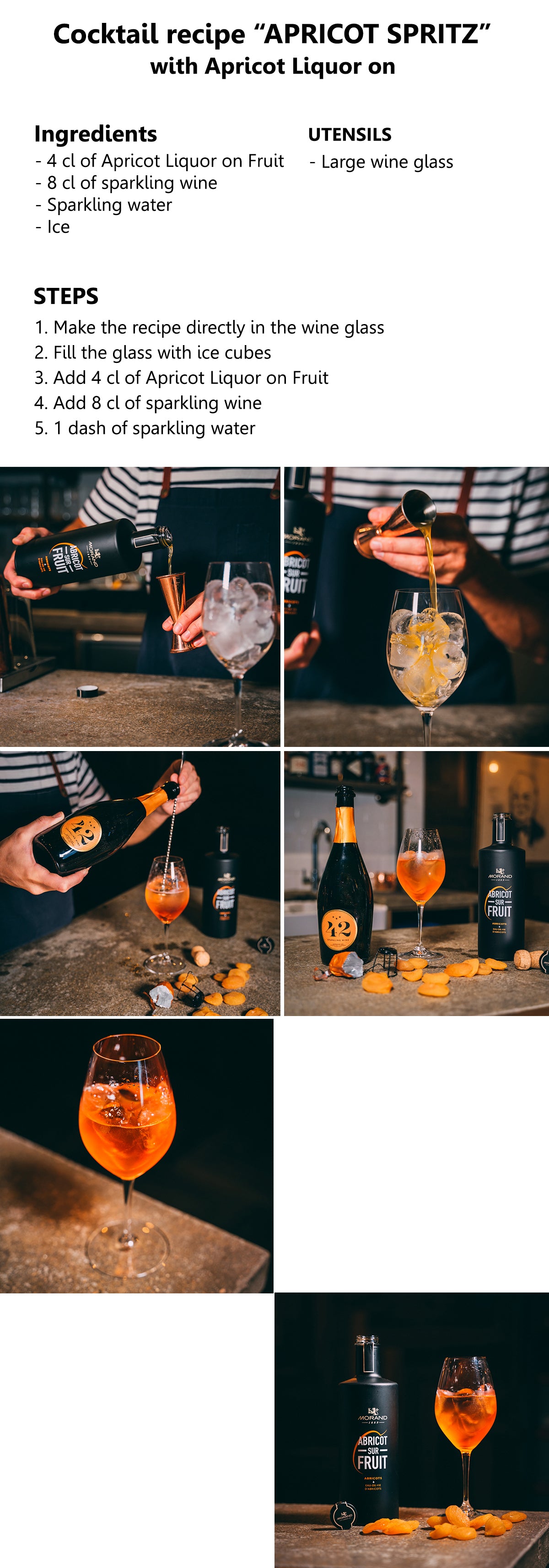 MORAND9402 Cocktail1, apricot liquor on fruit cocktail | Switzerluxe