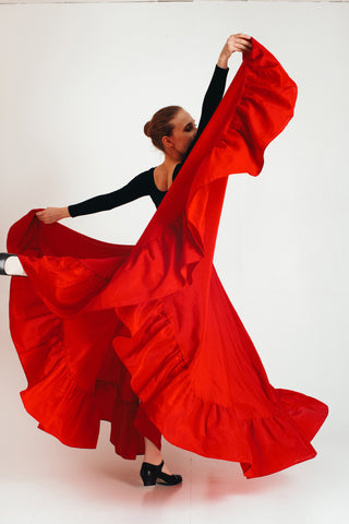 Dancer flaring dress