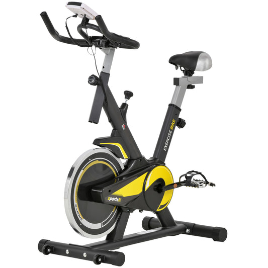 HOMCOM 8kg Flywheel Stationary Exercise Bike Indoor Cycling Cardio