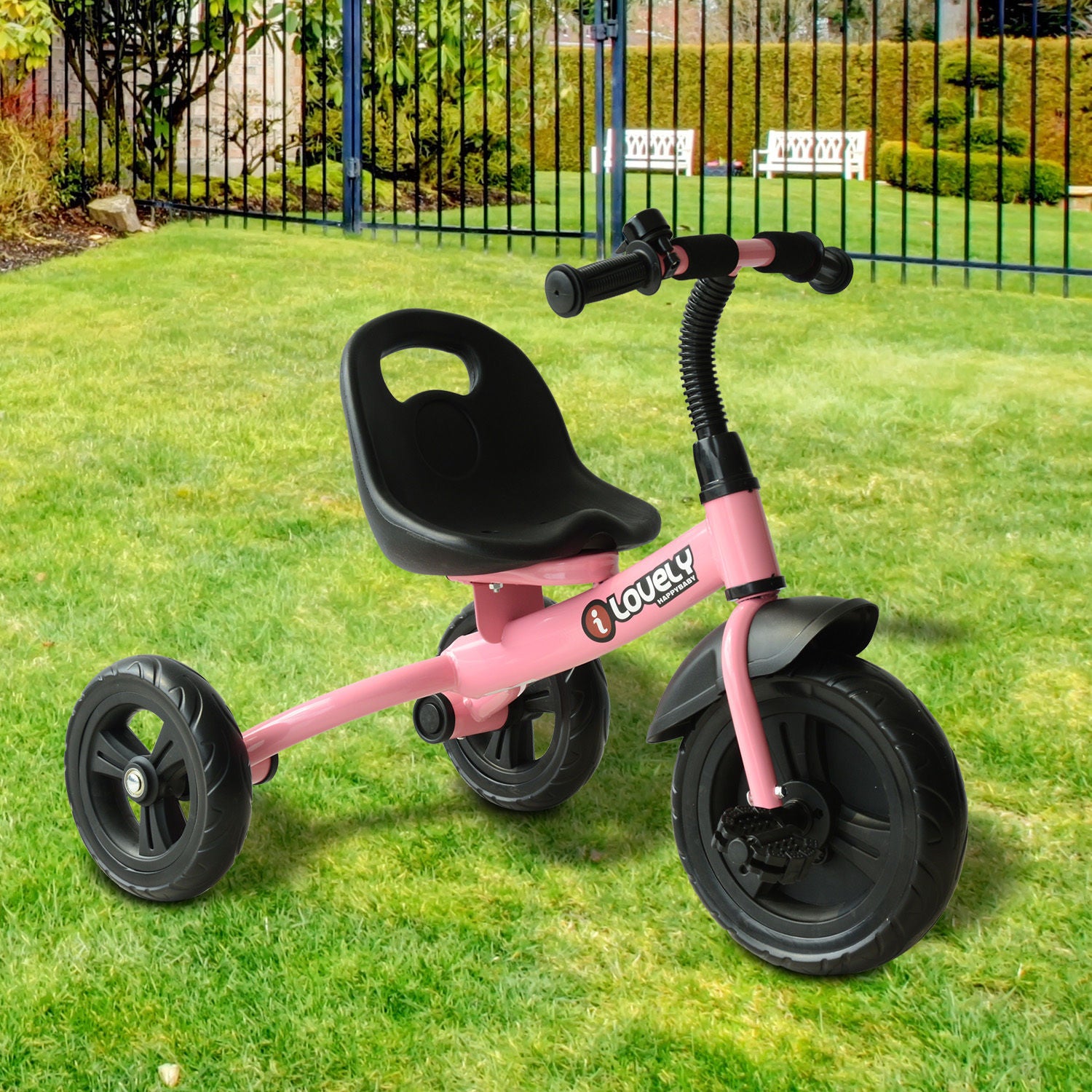 pink 3 wheel bike