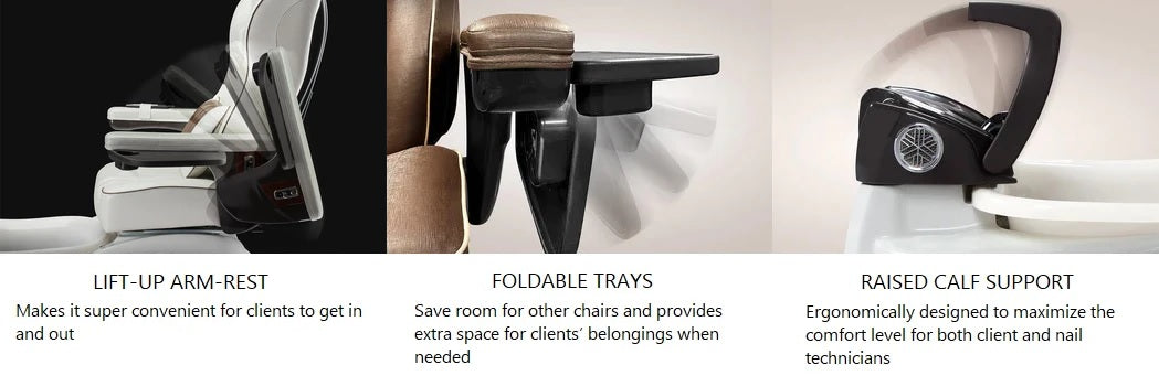 Envision Pedicure Chair - accessibility and comfort