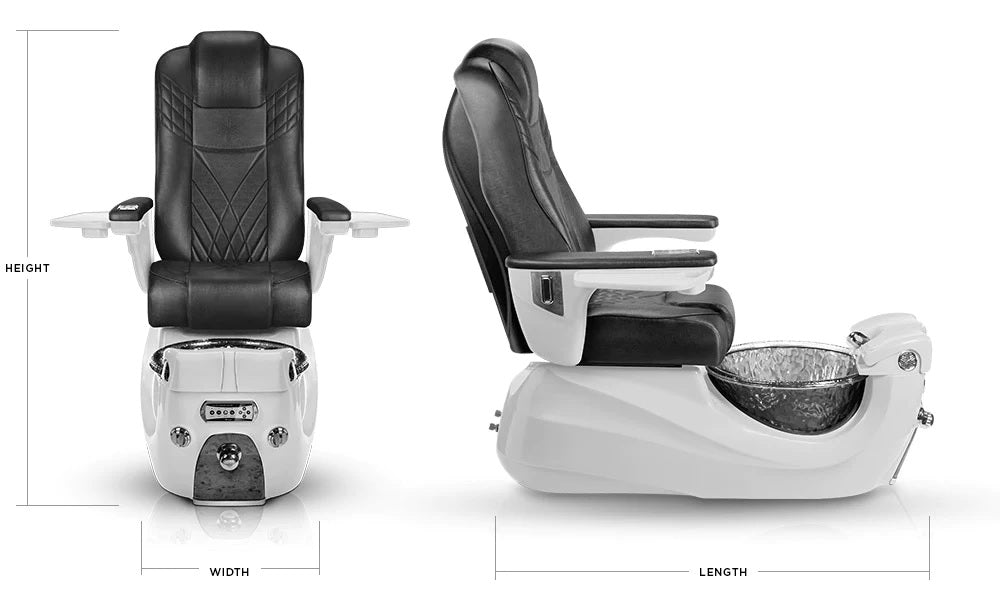 LIBERTE Pedicure Spa Chair dimensions