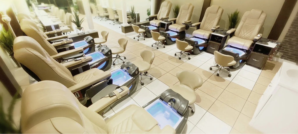 Luminous chairs level up any space they sit in, meanwhile delivering an incomparable pedi-spa experience