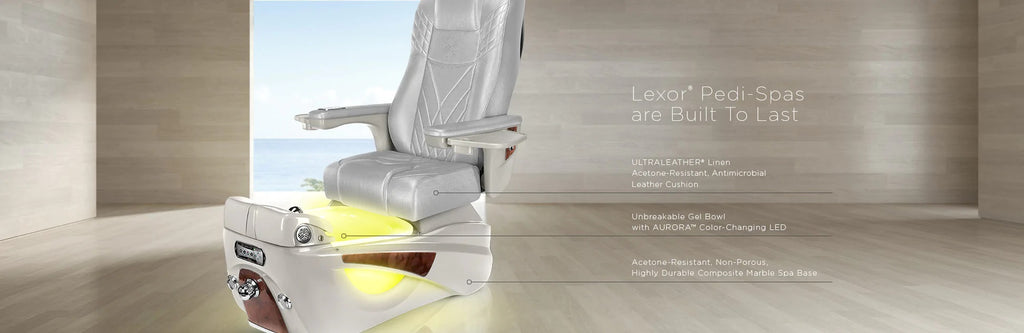 Lexor Pedi-Spas are built to last