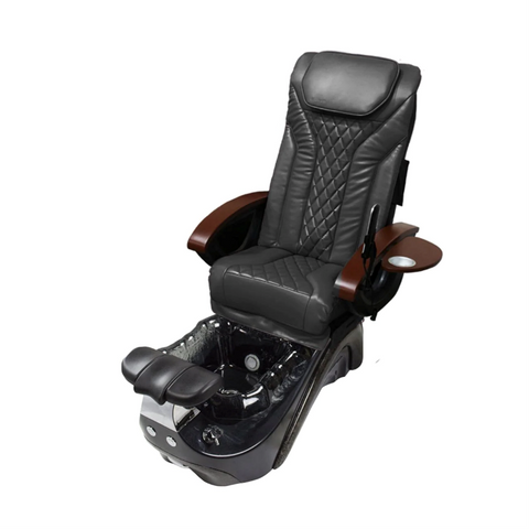 Black Top Black Tub Perla Pedicure Chair
