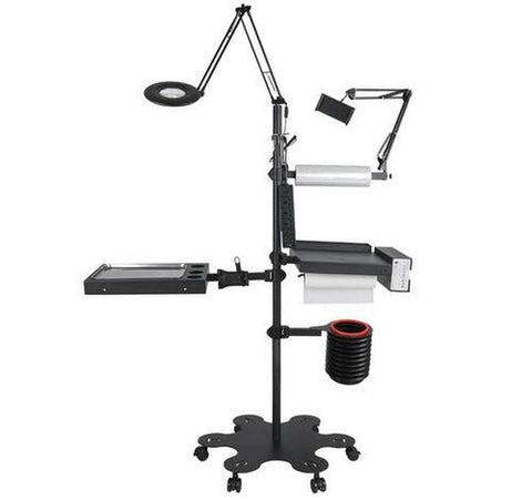 Tattoo Workstation TA3715 with Accessories - iPad Holder and LED Lamp