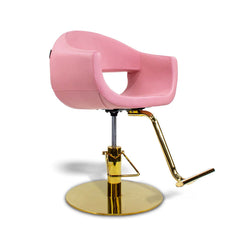 pink beauty salon styling chair 