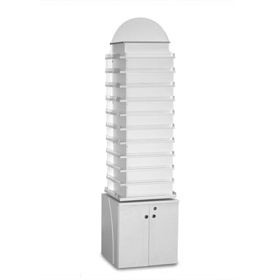 Rotatable Storage Shelf - Elegant Touch - 360-degree Rotating Base