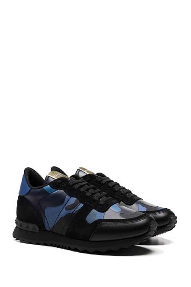 blue camo valentino trainers