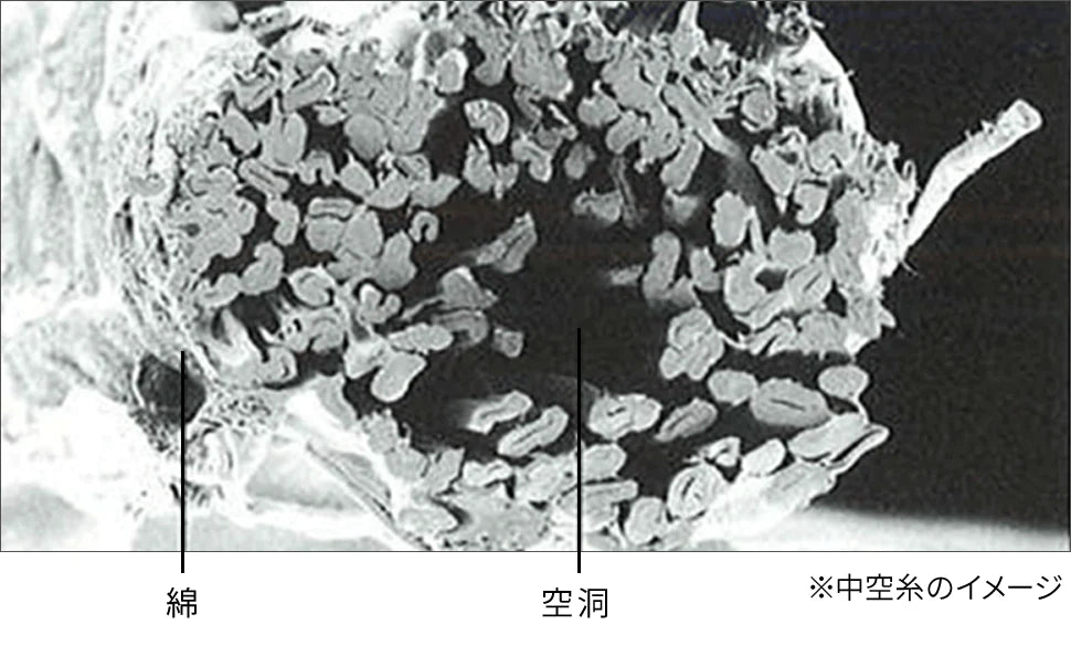 中空糸の断面図