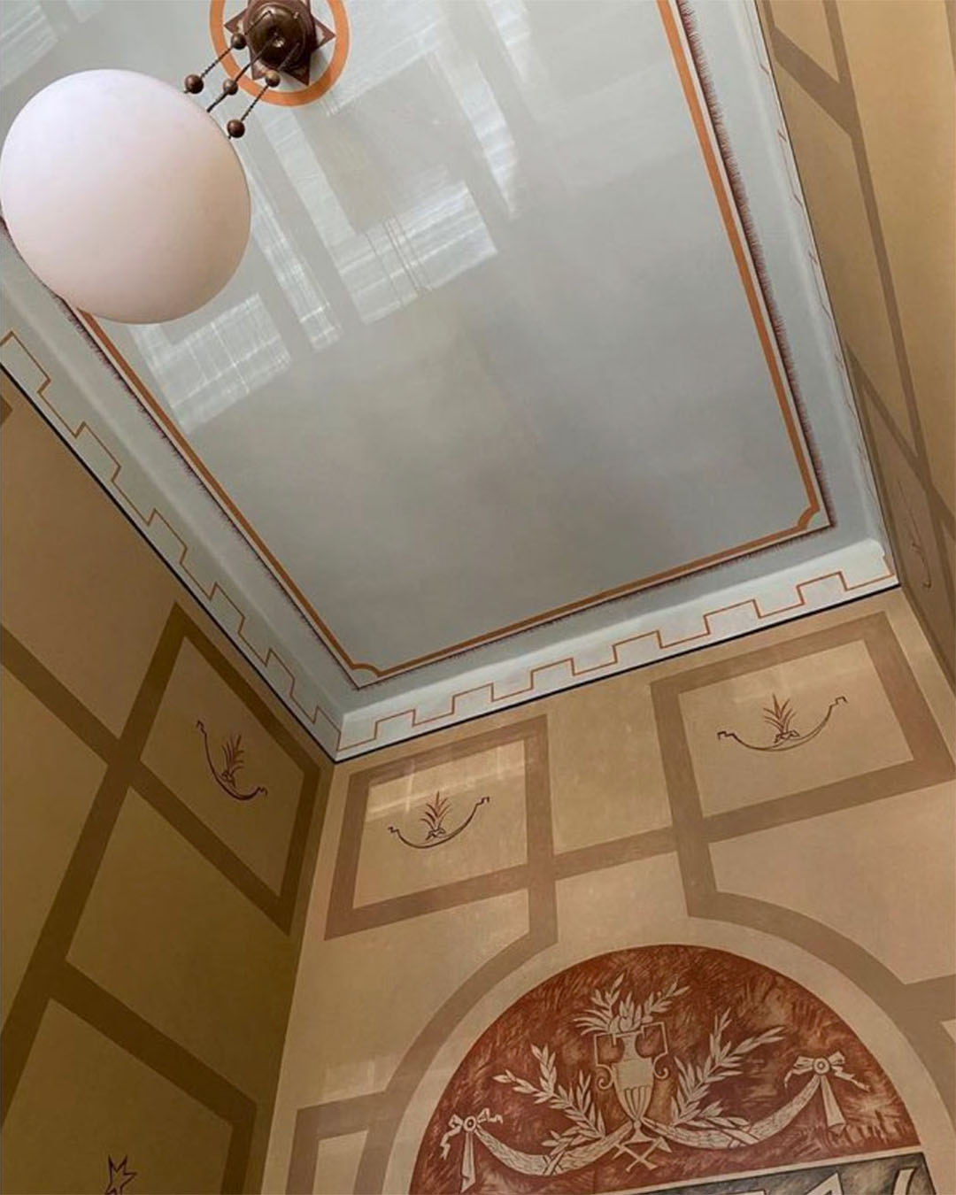 Historical ceiling artwork