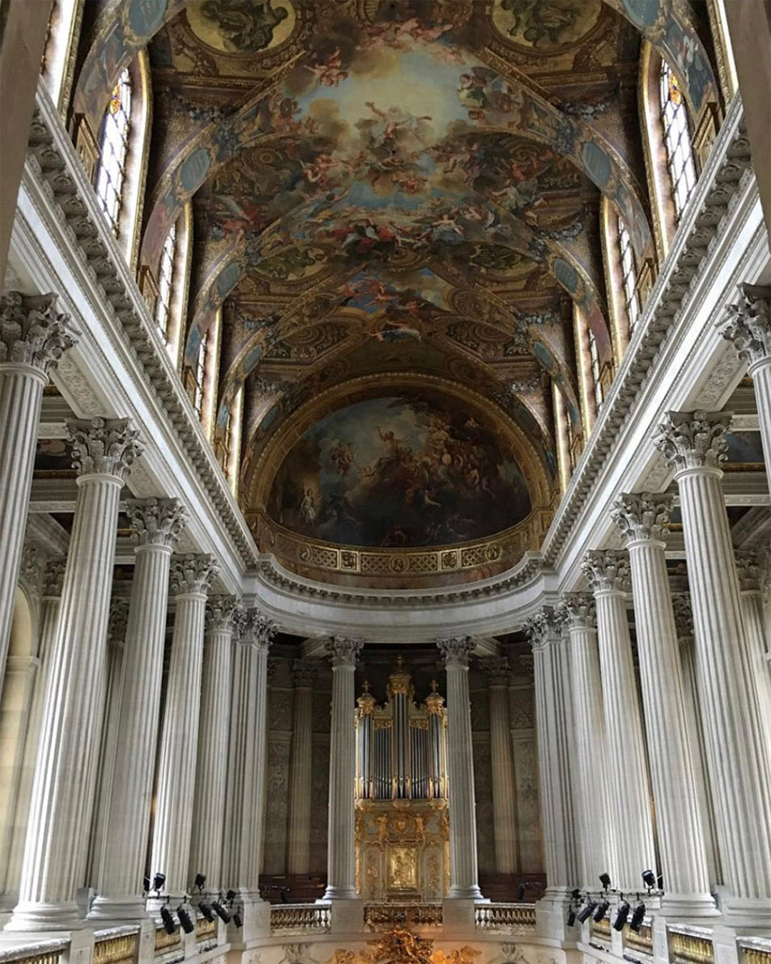 Cathedral with beautiful paintings