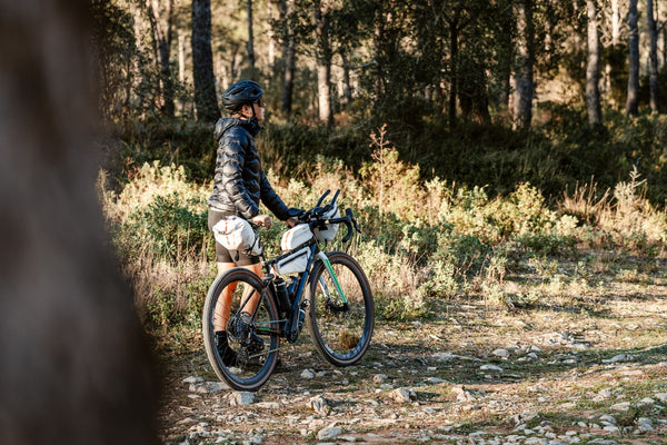 Bikepacking Trip, saubere Taschen