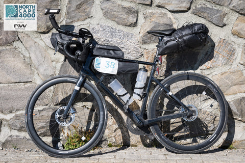 bikepacking bag set-up for ultra race